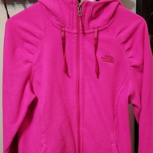 North face full zip sweater